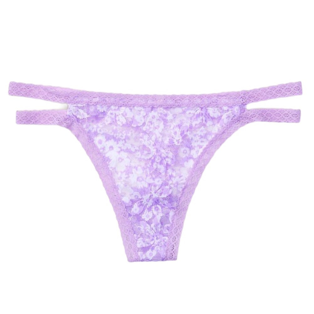 PINK VS Strappy Logo Thong